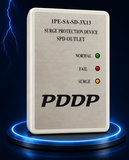 محافظ و نوسان گیر برق مرکزی پریزی مدل 1PE-SA-SD-3×13S